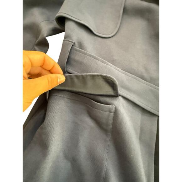 BLDWN Women's Blue Self Tie Belted Long Sleeves Blazer Jacket Size XS - Picture 6 of 8